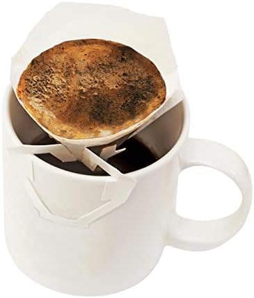Филтер за хартија за кафе за чаша од 10 мл - 20 броење / бело - висино уво за еднократно капнување кафе -единечна торба - производ