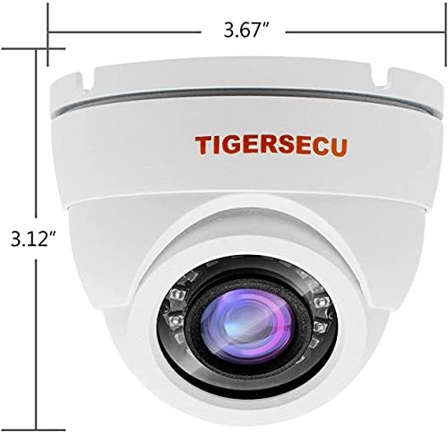 Tigersecu 1080p 16-канали 16 куполи камери DVR безбедносен пакет