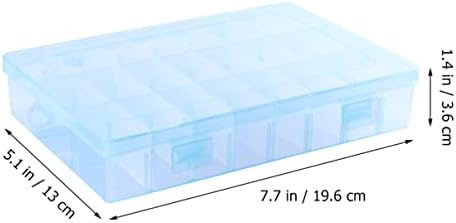 Нолитој Декоративни Канти за Складирање 6 парчиња Пластичен Накит пластична кутија за разделување пластични канти за складирање разделувачи