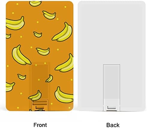 Банана Шема Со ПОРТОКАЛОВА Кредитна Картичка USB Флеш Персонализирана Меморија Стап Клуч За Складирање Диск 32G