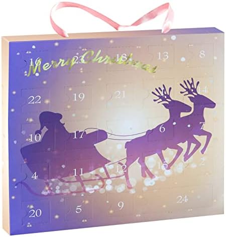 Божиќен Календар за Доаѓање 2022 година За Девојчиња и Момчиња Со 24 Дена Уникатен Подарок Божиќен Календар За Одбројување