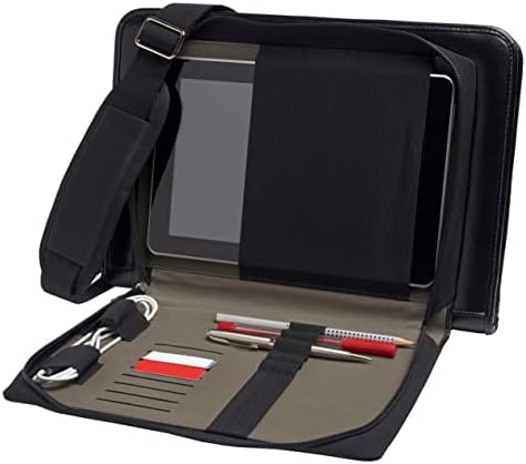 Случајот за лаптоп за лаптоп со црна кожа од Бронел - Компатибилен со Lenovo ThinkPad L15 Gen 1 15.6 FHD лаптоп