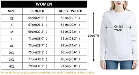 Xpyiqun Преголема екипа на екипажот Активни кошули за пулвер за жени