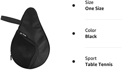 CM табела Тенис рекет кутија за покривање пинг -лопатка торба со џеб за складирање топка