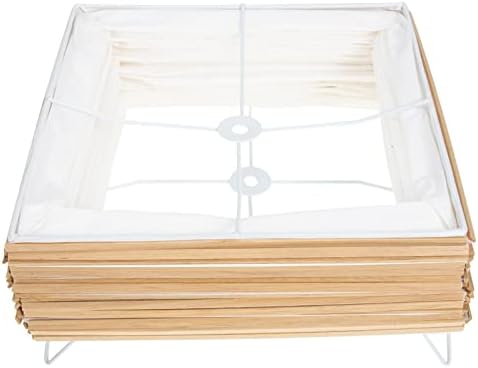 Лалафина хартиена ламба сенка хартија подни ламби сенка јапонски стил стоечки ламба сенка подни ламби замена за покривање за спална