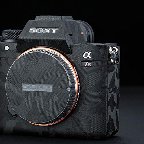 Анти-Гребење Анти-Носат Камера Тело Кожата Покритие Заштитник Филм За Sony A7RIV A7R4-Камуфлажа Црна