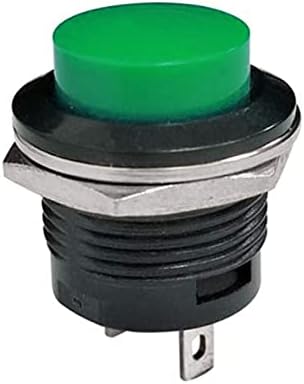 DFAMIN 1PCS R13-507 Моментарен SPST Нема црвено црно бело жолто зелено црно тркало за копче за копче за притискање AC 6A/125V 3A/250V