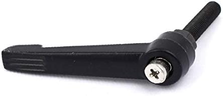 Х-DREE M8x40mm Навој Прилагодлив Рачка За Стегање Рачка Машини Копче Црна (M8x40mm Роскадо Паланка де сујекион прилагодлива Манија
