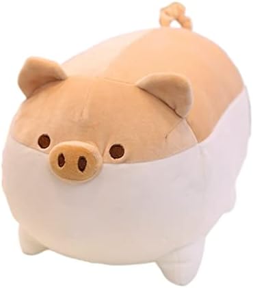 Gayouny 40cm/50cm симпатична масна свиња плишна играчка полнета плишана животинска свиња мека кукла беж розова свиња перница деца