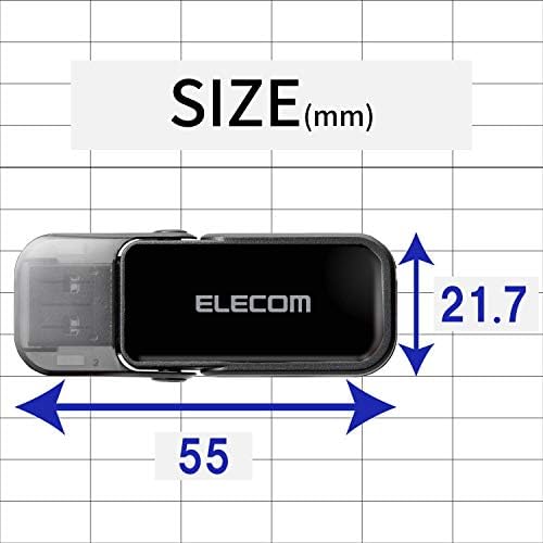 Ececom MF-FCU3016GBK USB Меморија, 16 GB, USB 3.0, 3.1, Без Загуба Капа, Црна