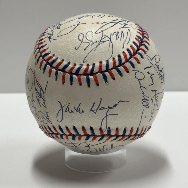 1996 година на Американската лига Ол-стар тим мулти-потпишан бејзбол, 30 потписи. ПСА - автограмирани бејзбол