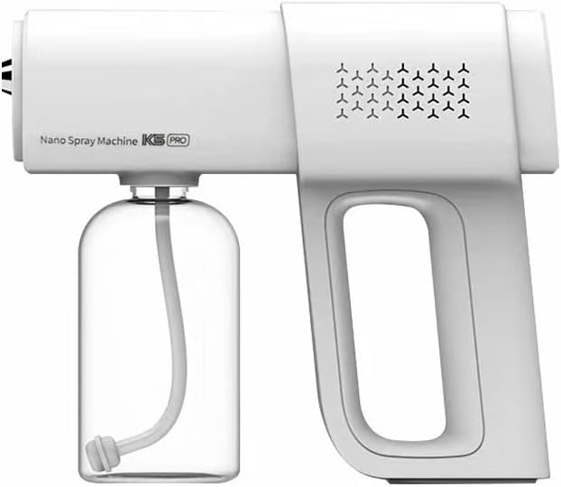 Спреј пиштол со 8 сино-зрачна ламба за канцеларија за домашна професионална дезинфекција машина за магла за безбедност за санитација без допир