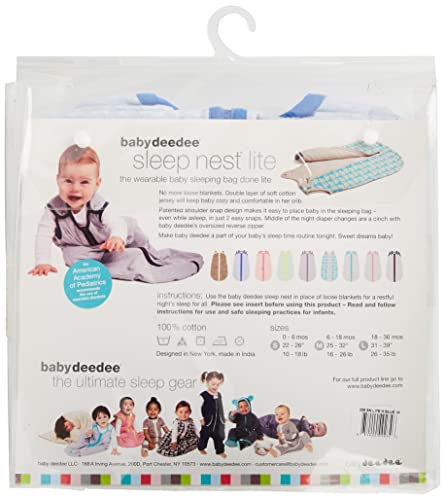 Бебе Диеди памучна вреќа за спиење, торба за спиење за бебиња, носено ќебе, спиење гнездо лајт, новороденче и новороденчиња, Хедер Сино