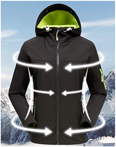 Водоотпорна скијачка јакна на Ангонџивел, топла зимска палта Ветропорно руно јакни за дожд мултифункционална надворешна облека