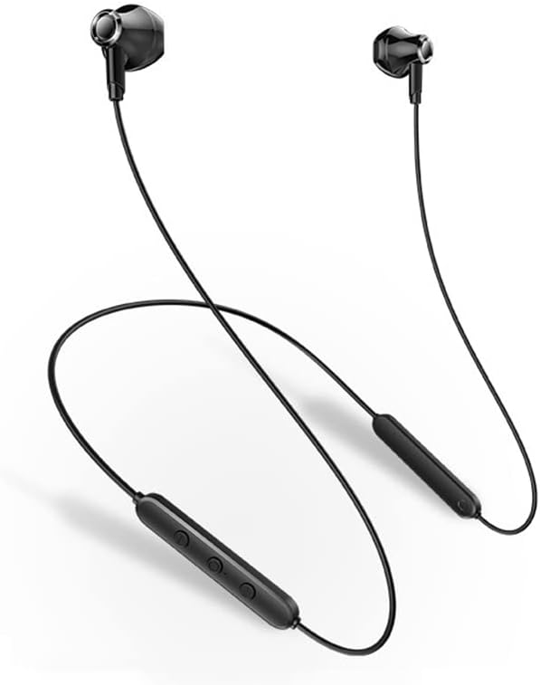 Безжичен Во Уво Водоотпорен Спорт 5.0 Bluetooth Слушалки Висат Вратот Тип Бучава-поништување Паметни Слушалки Компатибилен со iPhone,