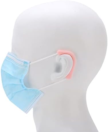 Plplaaoo Mask Ear Ear Protecters, 6pair Силиконски заштеди на уво за маски за лице, еднократно мека удобна маска за ушите за уши затегнувачи на