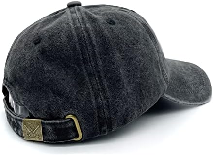 Валдеал Прикбол капа, прилагодлива везена измиена бејзбол капа за мажи жени