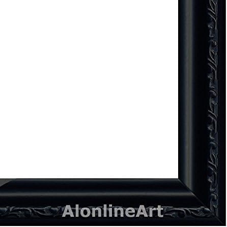 АЛОНЛИН АРТ - Колаж 10 Море Сиеста пазар сè уште од Пол Гаугин | Црна врамена слика отпечатена на памучно платно, прикачена