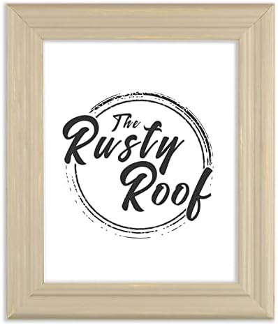 'Рѓосаниот покрив со наслов Луси Григе-цврста рамка за слика на дрво-11.75x16.5