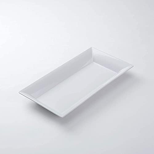 Американски металкрафт мел23 издржливост меламин правоаголен чинија, 18 x 8,25, бело