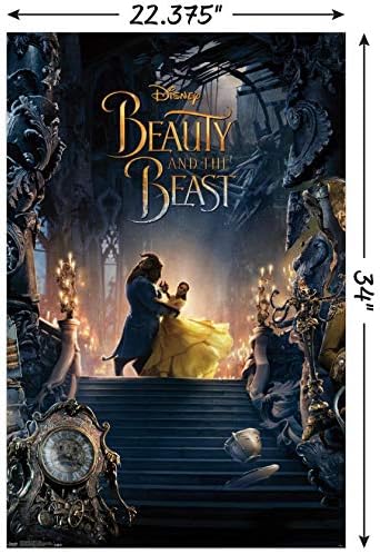 Trends International Disney Beauty and The Beast - Tryptych 2 wallиден постер, 22.375 x 34, нерасположена верзија
