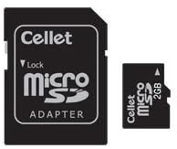 Мобилен MicroSD 2gb Мемориска Картичка За Samsung SGH-A747 Синиот Телефон со SD Адаптер.