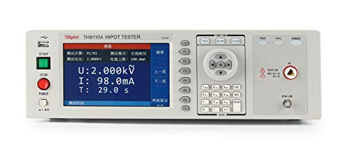 Th9110a Hipot Tester, AC: 0,05-5KV, 0.001MA-120 MA, 0.001MA-100 MA, DC: 0,05-6KV, 0.0001MA-25 MA, IR: 0.05-5KV, 1MΩ-50GΩ