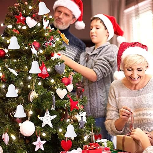 Јојофуни пена Божиќни sвона 20 парчиња diy jingle bellвоно приврзоци, diy xmas bellвоно приврзоци, занаетчиски занаетчиски занаетчиски пена,