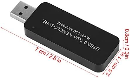 EBTOOLS USB SSD Комплет, Пренослив USB3. 0 До M. 2 Ngff SDD Комплет Надворешен Хард Диск Кутија, Приклучок и Игра, Погоден За WINDOWS XP И Погоре/Linux/Mac