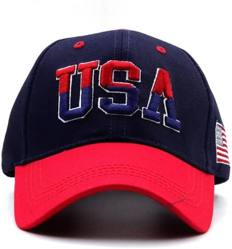 Povosyoung USA Flag Baseball Cap For Men Women Cotton Snapback Hat Unisex America Enfridery Hip Hop Caps