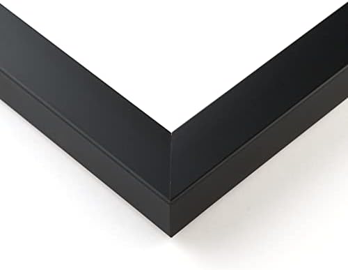 9x24 рамка црна вистинска рамка за слика со ширина на рамка од 0,75 инчи | Внатрешна рамка длабочина 0,5 инчи | Ноар Класик Рамка за фотографии