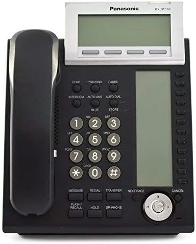 Panasonic KX-NT366 IP телефон црно