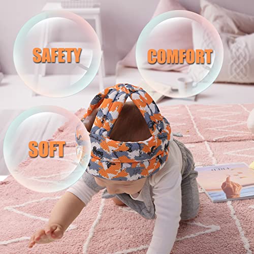 Безбедносен Шлем За Бебиња за Индексирање Одење, Заштитен Шлем за Доенчиња што Дише 1-2 Години Бебешка Прошетка Без Капа