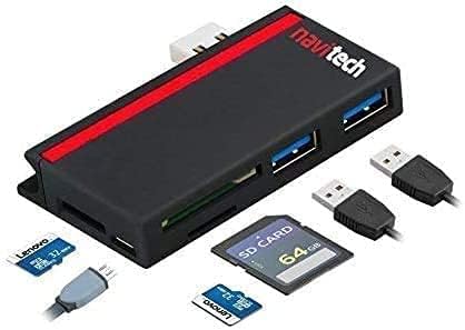 Навитех 2 во 1 ЛАПТОП/Таблет USB 3.0/2.0 Hub Адаптер/Микро USB Влез со Sd/Micro SD Читач На Картички Компатибилен Со Acer Спин