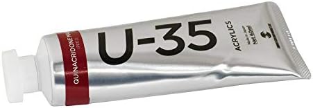 U-35 quinacridone magenta 2.0 fl oz иста сет во боја од 3 262 акрилични акрилици на Тарнер