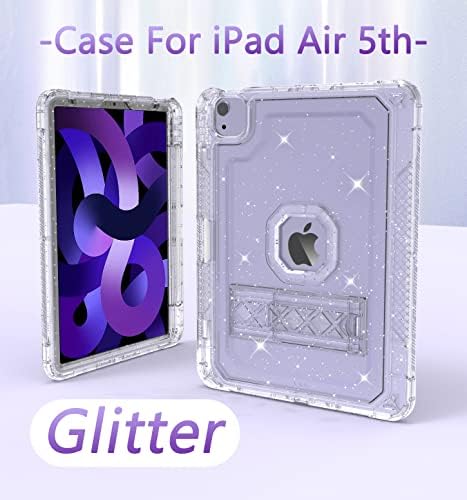 Зонефокер за iPad Air 5 -та/4 -та генерација, случај на iPad Pro 11 инчи, iPad Air 10.9 Case со држач/штанд за моливи, тврда