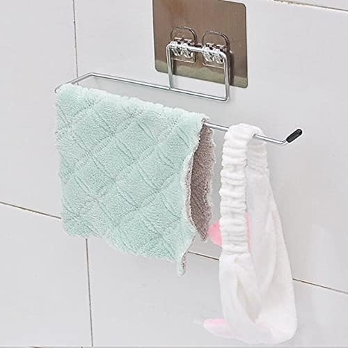 Држач за салфетка wxxgy wallид монтирање бања тоалетна ролна за хартија држач кујна не'рѓосувачки челик wallид кука крпа за решетки