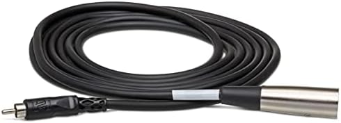 HOSA XRM-105 RCA до XLR3M Небалансиран кабел за интерконекција, 5 стапки, црна