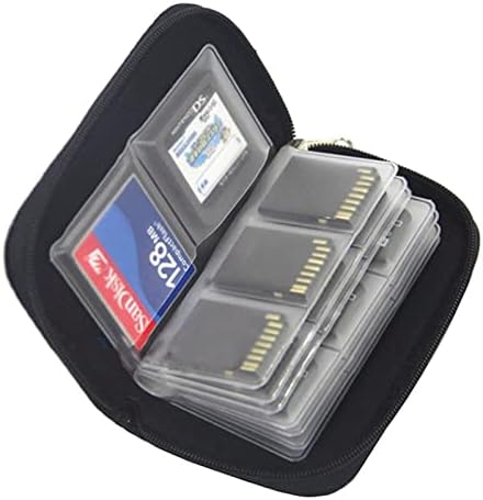 SD картичка за чување мемориски картички за складирање на мемориски картички за носење на држачи за носење 22 слотови за CF/SD/Micro