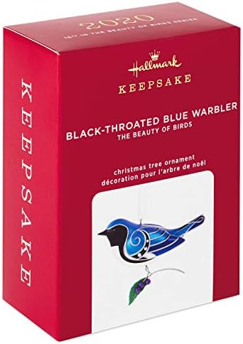 Hallmark Keepsake Christmas Ornament 2020, Убавината на птиците црно-трска сина варблер