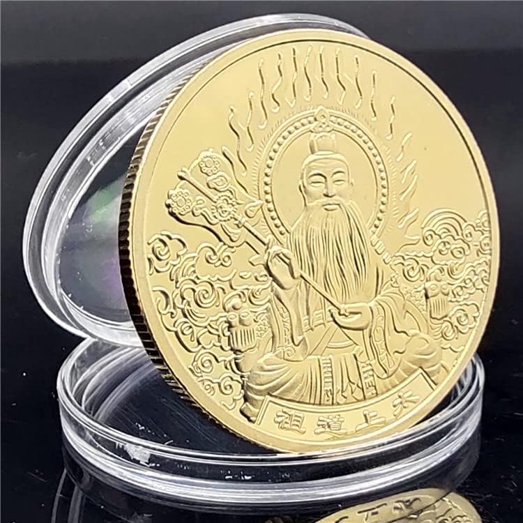 Таоистички Предок Таишанг Лаојун Комеморативни Монети Златници Озборувачки Монети Кинеска Култура Таоистички Монети