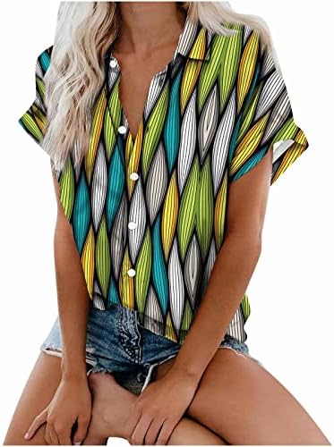 Лето Top Топ Девојки Краток Ракав 2023 Облека Трендовски Графички Секојдневен Блуза Маица за Дами 26 26
