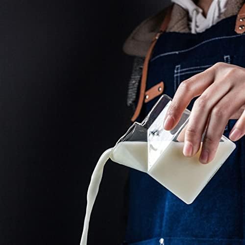 Стаклени Чаши Стаклени Садови 250мл Креативна Кутија За Млеко Проѕирна Кутија За Млеко Во Форма Стаклени Чаши Студентите Пијат Шише За Сок Симпатична Шолја За Кафе ?