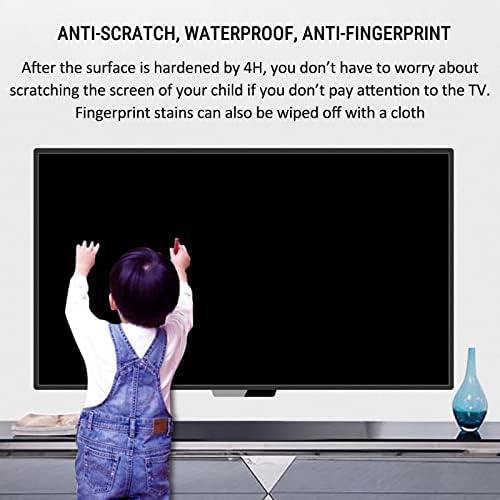 Заштитник на ТВ-екранот со анти-сина светлина/анти-гребење за паметен HDTV 75inch 1682x966mm, филтер за филтрирање на мат анти-сјај Намалете