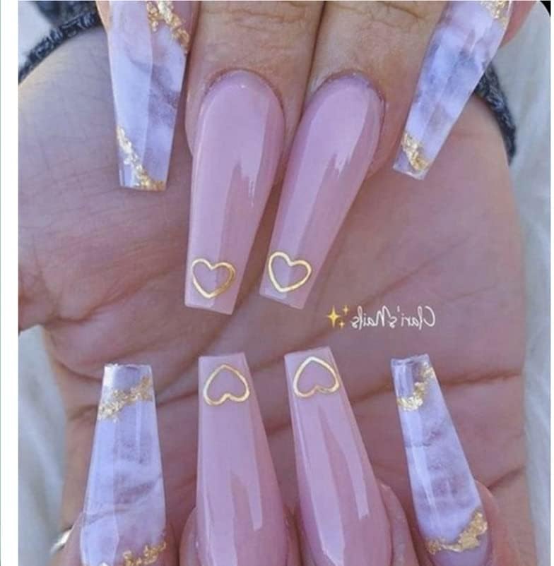 100 парчиња срцеви нокти декорации Метал Студ Loveубов Nailart Rivet Charms DIY додатоци за нокти 3Д украси за уметност на нокти -