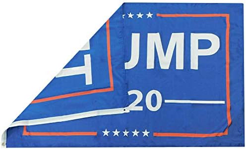 Американски големо суперerstoreвезда Трамп 2020 Сина премиум квалитет 100Д поли најлон 12х18 инчи со знаме со знаме на брод