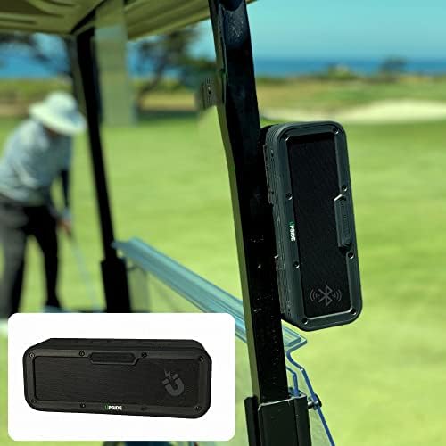 Главен Голф Магнетски Bluetooth звучник за количка за голф - Super XL PRO водоотпорен звучен систем - Звучник за монтирање на голф за голф - Прекрасен опсег на безжичен опсег о