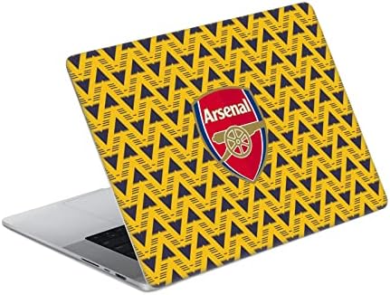 Дизајн на главни случаи официјално лиценциран Арсенал ФК модринки со модринки банани винил налепница на кожата на кожата, компатибилен со MacBook