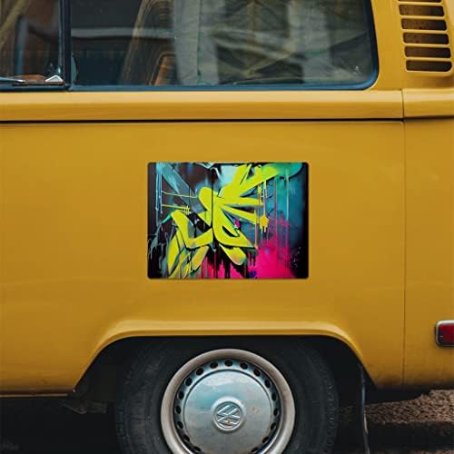 Кул Графити Уметност Автомобил Магнет 2 ПАРЧИЊА - Графички Автомобил Магнет - Улица Уметност Налепница