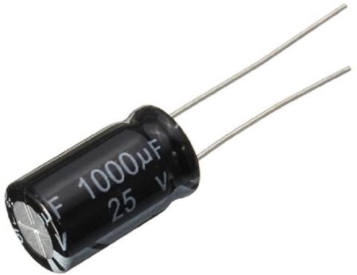 1000UF, 25V електролитички кондензатори со работна температура се движат од - 40 ° C до 105 ° C